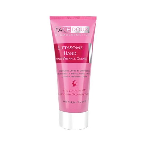 کرم ضد چروک دست فیس دوکس سری Liftasome مدل Happybelle PE حجم ۵۰ میلی لیتر