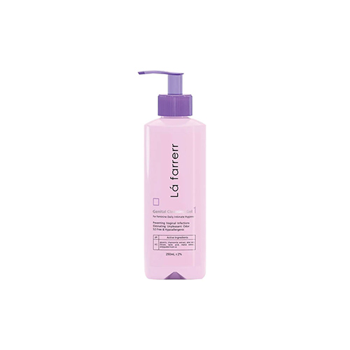 ژل شستشوی بهداشتی دوشیزگان و بانوان پمپی لافارر LA FARRERR