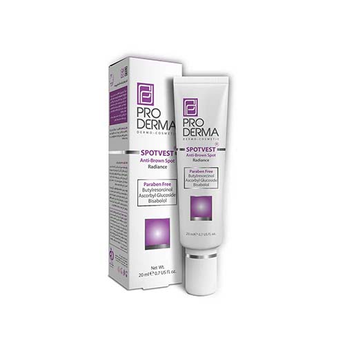 کرم روشن کننده و ضد لک پوست پرودرما proderma