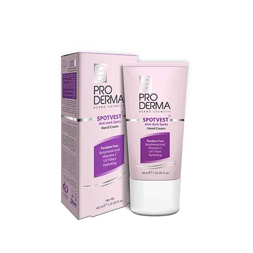 کرم روشن کننده و ضد لک دست پرودرما proderma