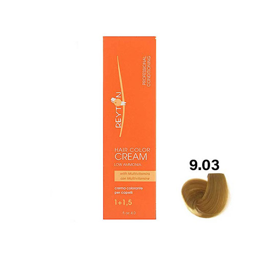 رنگ موی ریتون بلوند خیلی روشن طبیعی گرم شماره 9.03