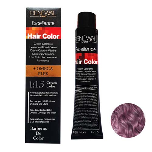 رنگ مو رنوال شماره 7.20 حجم 150 میلی لیتر رنگ شرابی بادمجانی روشن