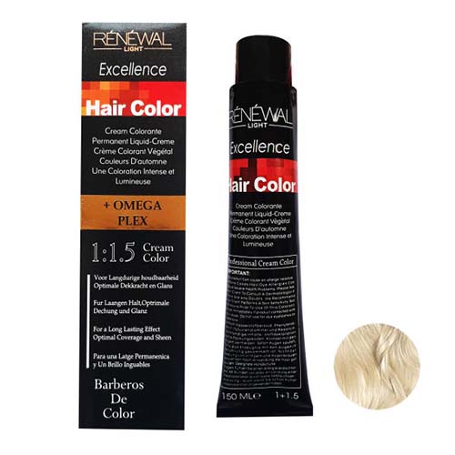 رنگ مو رنوال شماره 6.1 حجم 150 میلی لیتر رنگ بلوند دودی تیره