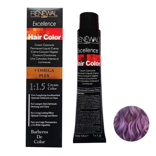 رنگ مو رنوال شماره 7.21 حجم 150 میلی لیتر رنگ بلوند خاکستری بنفش