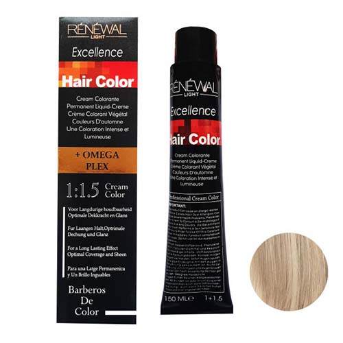 رنگ مو رنوال شماره 10.13 حجم 150 میلی لیتر رنگ بلوند شنی فوق العاده روشن