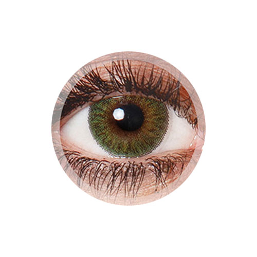 لنز کلیر ویژن  رنگ سبز عسلی دوردار شماره CM963