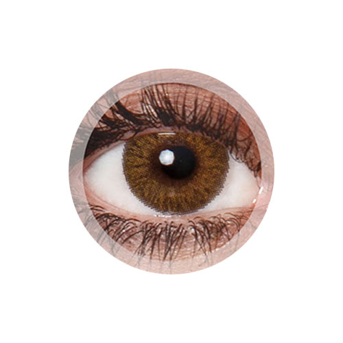 لنز کلیر ویژن  رنگ عسلی دوردار شماره CM967