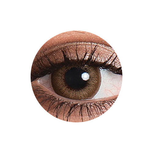 لنز کلیر ویژن رنگ عسلی یخی دوردار شماره G0824