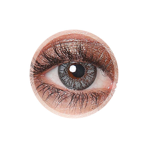 لنز کلیر ویژن رنگ طوسی دورمشکی شماره LI305