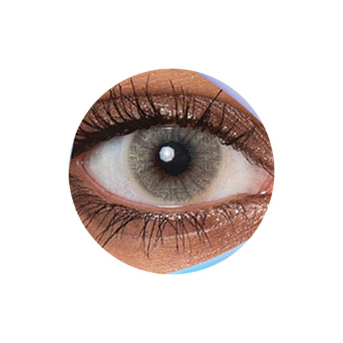 لنز کلیر ویژن رنگ طوسی روشن بدون دور شماره U593