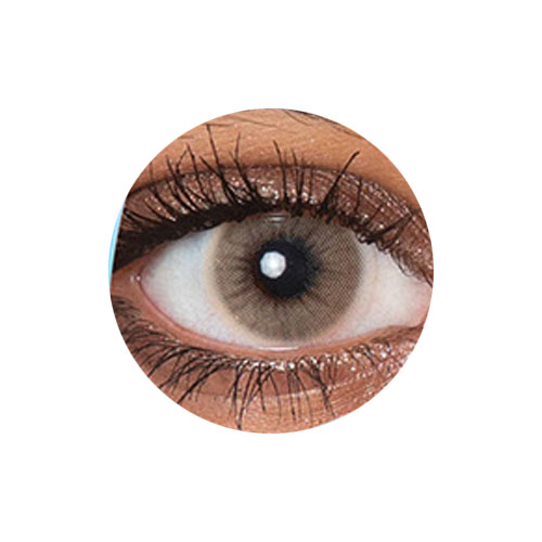 لنز کلیر ویژن رنگ عسلی کاراملی بدون دور شماره U594