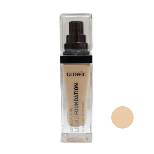 کرم پودر پمپی گلویک glowic شماره 501 حجم 40 میلی لیتر