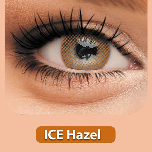 لنز رنگی اینوآر مدل قهوه ای ICE HAZEL