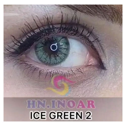 لنز رنگی اینوآر مدل  ICE GREEN 2