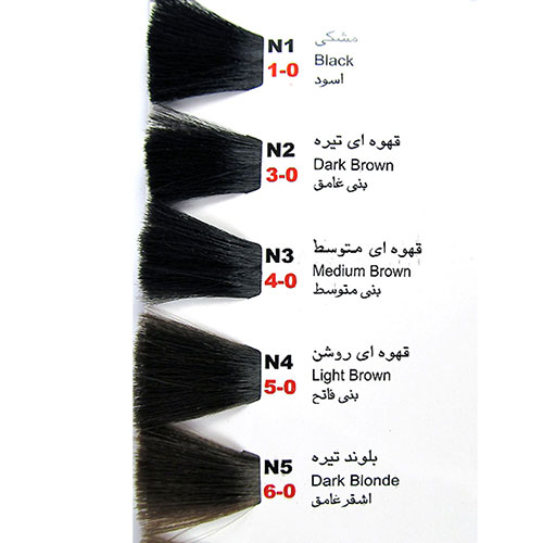 رنگ مو پادینا سری طبیعی شماره N5 حجم 100 میلی لیتر رنگ بلوند تیره