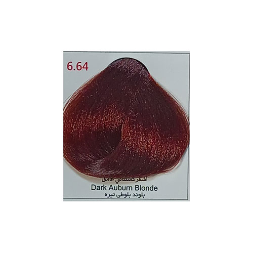 رنگ مو پادینا سری بلوطی قرمز شماره 6.64 حجم 100 میلی لیتر رنگ بلوند بلوطی تیره