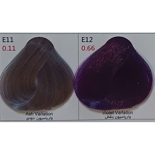 رنگ مو پادینا سری واریاسون شماره 0.11 حجم 100 میلی لیتر رنگ واریاسون دودی