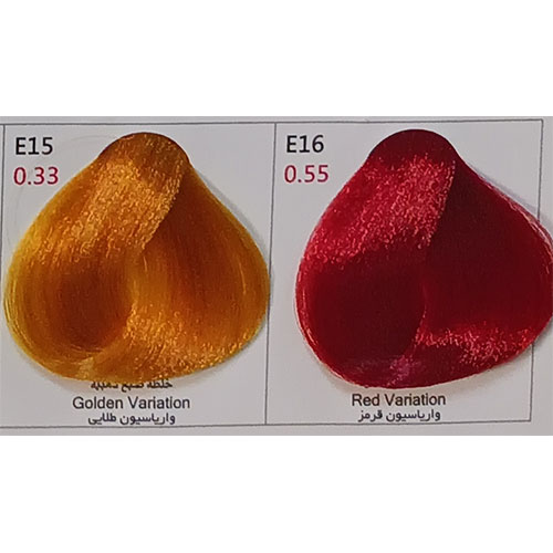 رنگ مو پادینا سری واریاسون شماره 0.55 حجم 100 میلی لیتر رنگ واریاسون قرمز