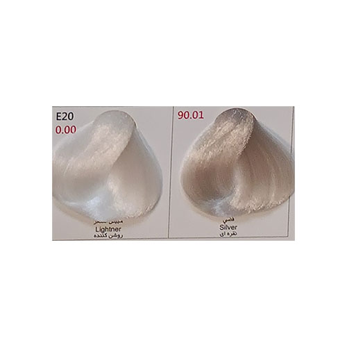 رنگ مو پادینا سری روشن کننده شماره 90.01 حجم 100 میلی لیتر رنگ نقره ای