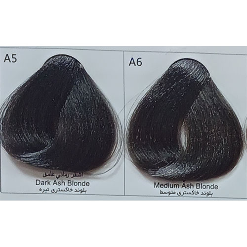 رنگ مو بیس کالر سری خاکستری A6 حجم 125 میلی لیتر رنگ بلوند خاکستری متوسط