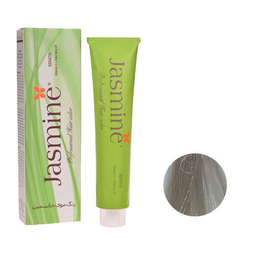 رنگ مو جاسمین سری دودی شماره 10.2 رنگ بلوند دودی فوق العاده روشن