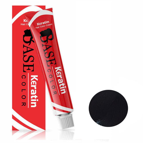 رنگ مو بیس کالر سری دودی شماره C2 حجم 125 میلی لیتر رنگ قهوه ای دودی تیره