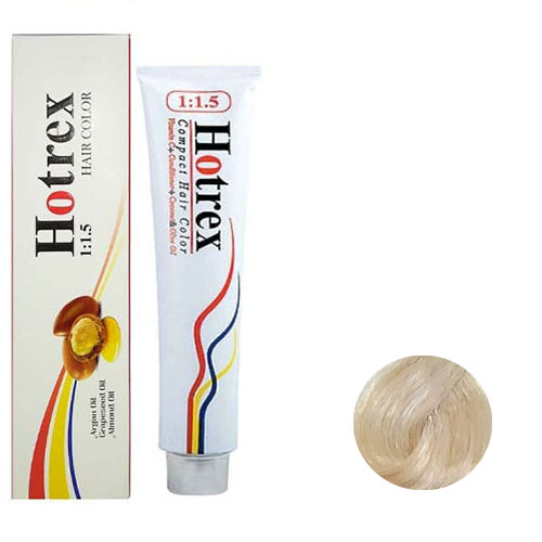 رنگ مو هاترکس سری طلایی شماره 12.3 حجم 100 میلی لیتر رنگ بلوند پلاتینه طلایی خیلی روشن
