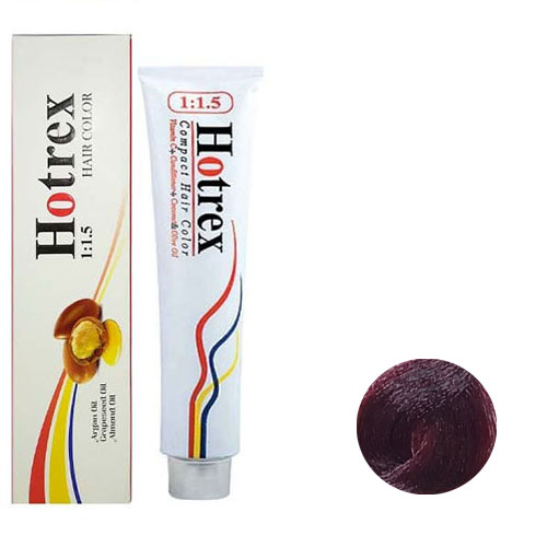 رنگ مو هاترکس سری شرابی شماره 6.6 حجم 100 میلی لیتر رنگ شرابی روشن