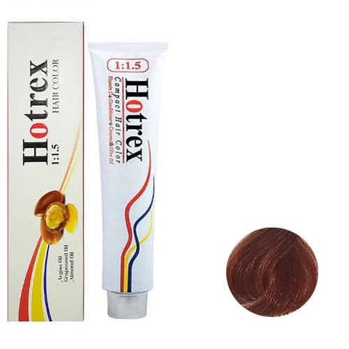 رنگ مو هاترکس سری عسلی شماره 7.34 حجم 100 میلی لیتر رنگ بلوند عسلی متوسط