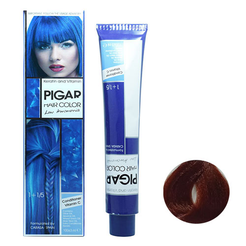 رنگ موی پیگار سری مسی شماره K6 رنگ بلوند مسی متوسط