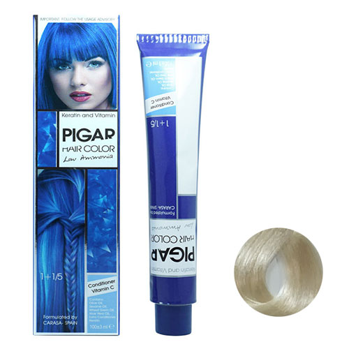 رنگ موی پیگار سری هایلایت شماره 12.0 رنگ سوپر پلاتین بلوند (عاج فیلی)