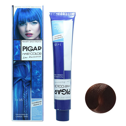 رنگ موی پیگار سری تنباکویی شماره T7 رنگ تنباکویی روشن