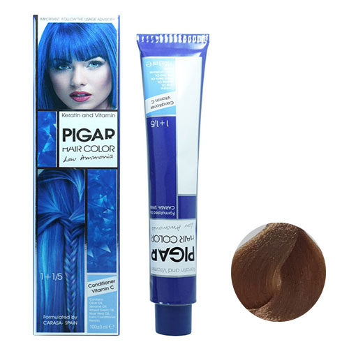 رنگ موی پیگار سری بژ شماره 7.8 رنگ بلوند بژ متوسط