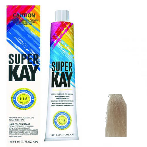 رنگ موی سوپرکی سری طبیعی شماره 10.0 رنگ بلوند پلاتینه خیلی روشن