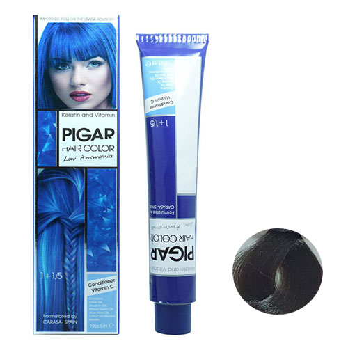 رنگ موی پیگار سری دودی شماره C6 رنگ بلوند دودی متوسط