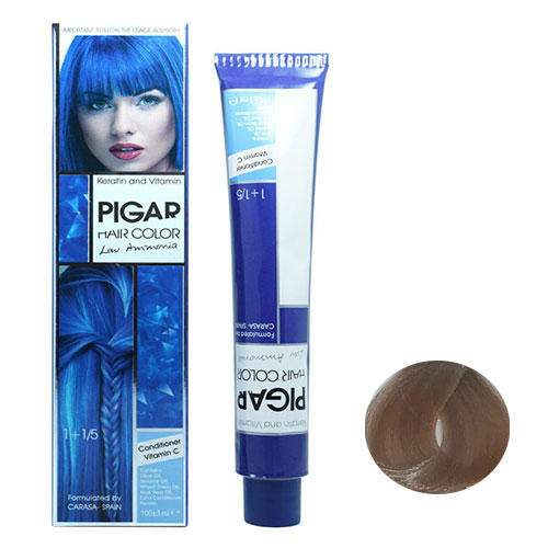 رنگ موی پیگار سری دودی شماره C9 رنگ بلوند دودی پلاتینه