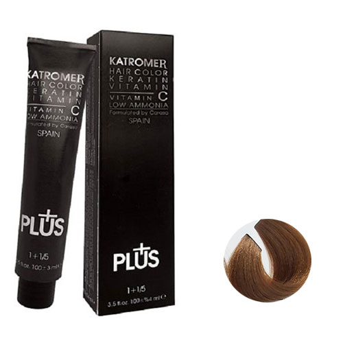 رنگ مو کاترومر سری طبیعی شماره n6 حجم 100 میلی لیتر رنگ بلوند متوسط