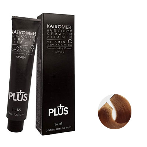 رنگ مو کاترومر سری طبیعی قوی  شماره 7 حجم 100 میلی لیتر رنگ بلوند متوسط قوی