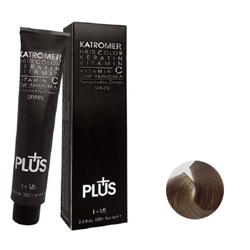 رنگ مو کاترومر سری خاکستری  شماره A7 حجم 100 میلی لیتر رنگ بلوند خاکستری روشن