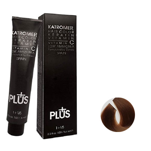 رنگ مو کاترومر سری شکلاتی  شماره W7 حجم 100 میلی لیتر رنگ بلوند شکلاتی روشن