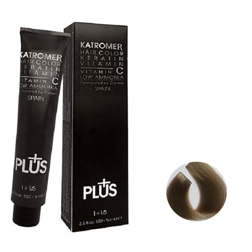 رنگ مو کاترومر سری شنی شماره S9 حجم 100 میلی لیتر رنگ بلوند شنی روشن