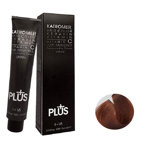 رنگ مو کاترومر سری فندقی شماره 6.475 حجم 100 میلی لیتر رنگ بلوند فندقی تیره