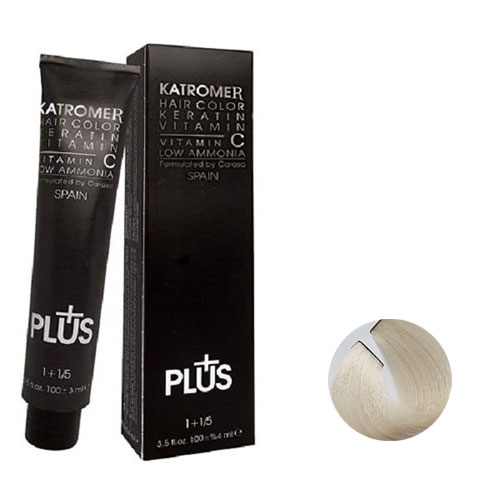 رنگ مو کاترومر سری هایلایت شماره 12.1 حجم 100 میلی لیتر رنگ نقره ای اکتیو