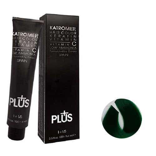 رنگ مو کاترومر سری واریاسون شماره E17 حجم 100 میلی لیتر رنگ واریاسون سبز