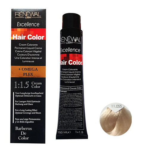رنگ مو رنوال شماره 11.0SS حجم 150 میلی لیتر رنگ سوپر پلاتینه بلوند