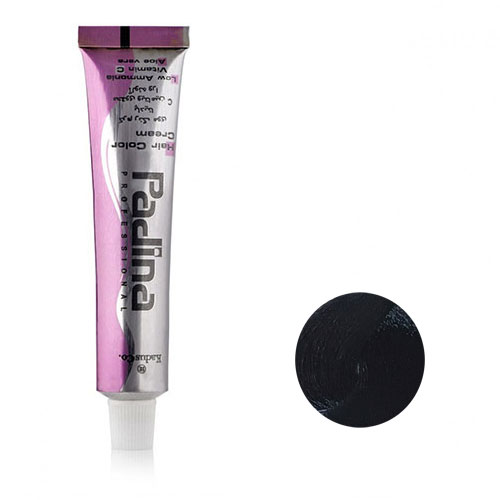 رنگ مو پادینا سری دودی شماره C1 حجم 100 میلی لیتر رنگ مشکی پرکلاغی