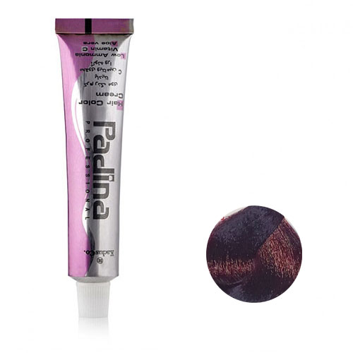 رنگ مو پادینا سری شرابی شماره V6 حجم 100 میلی لیتر رنگ شرابی روشن