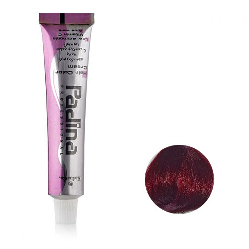 رنگ مو پادینا سری آلبالویی شماره 7.55 حجم 100 میلی لیتر رنگ آلبالویی روشن