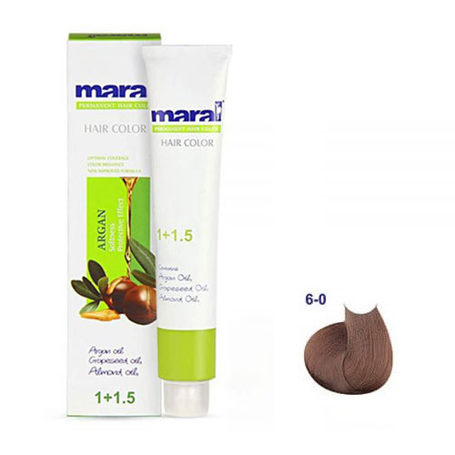 رنگ مو مارال سری طبیعی حجم 100 میلی لیتر شماره 6.0 رنگ بلوند تیره