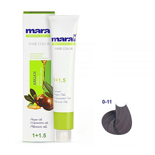 رنگ مو مارال سری واریاسون حجم 100 میلی لیتر شماره 0.11 رنگ واریاسون دودی